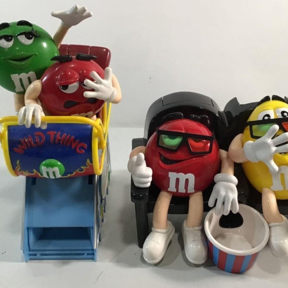 M&M's Wild Thing Roller-Coaster Candy Dispenser Limited Edition collectible